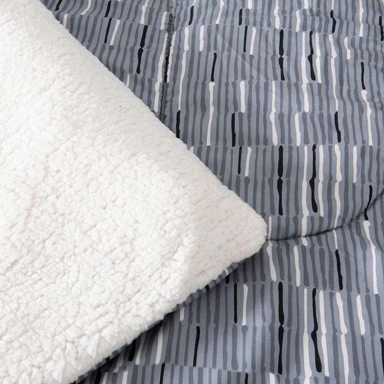 Plumon Est Sherpa Lines 2 Pl Gris-2