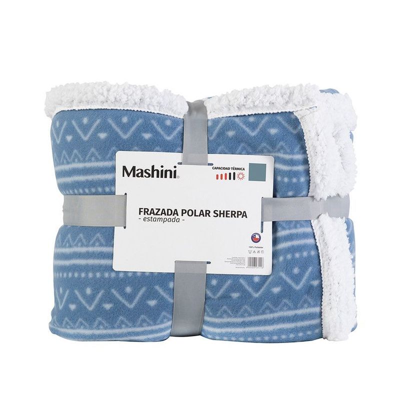 Frazada Polar-Sherpa Estampada 2 P Romero-0
