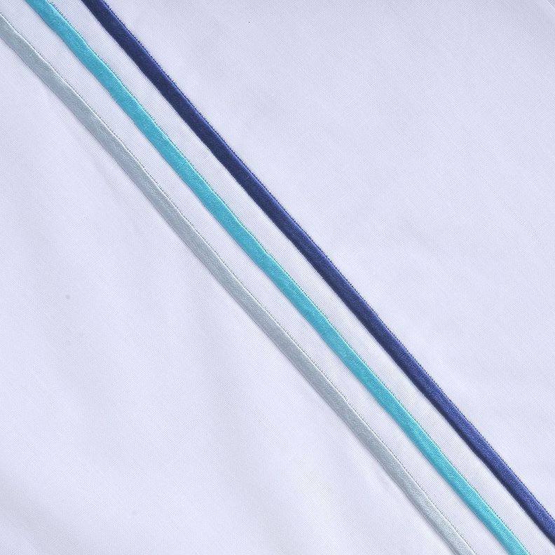 Sábana Bordada. 144 Hilos 1.5 P Line Azul-1