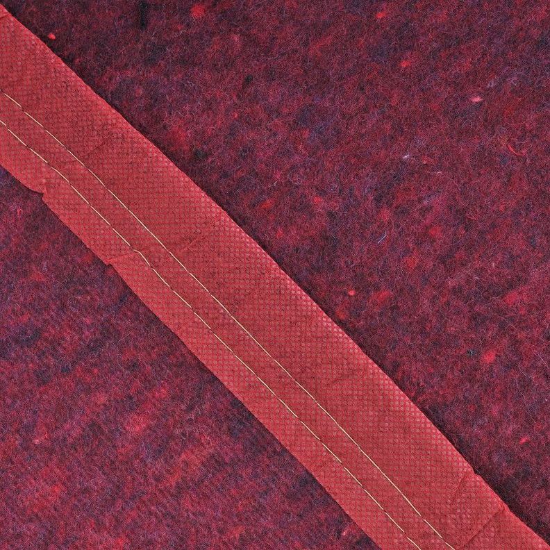 Frazada Termica Single Lineas Rojo-1