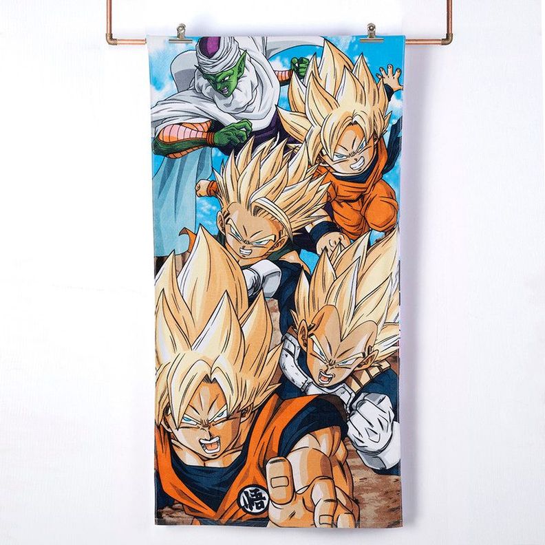Toalla Playa 70x140 Dragon Ball Rubios-0