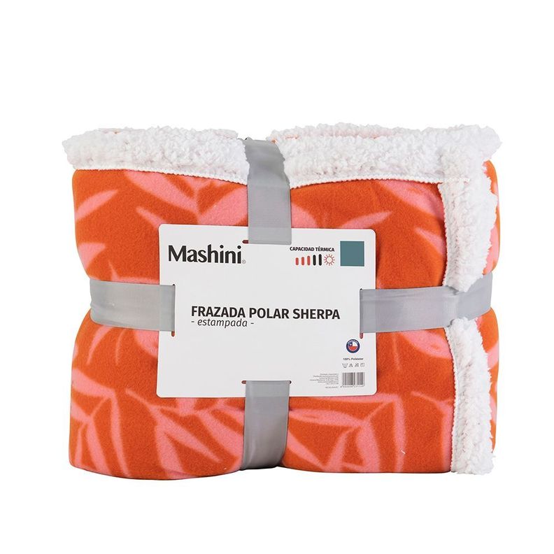 Frazada Polar-Sherpa Estampada 2 P tulipan-2