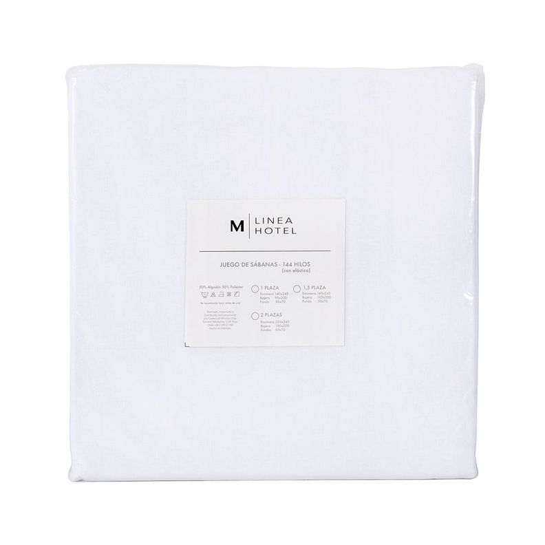 Sabana Hotel Set 144 H 50/50 1,5 P blanco-3