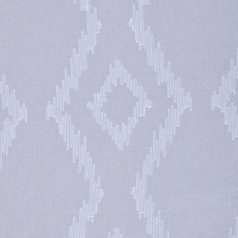 Cortina Velo Bordado Argolla 140x220 Rombo Blanco-1