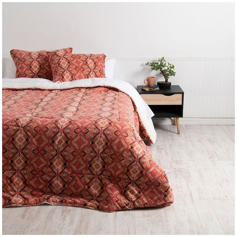 Plumon Coral print Sherpa 2 P Kay-0