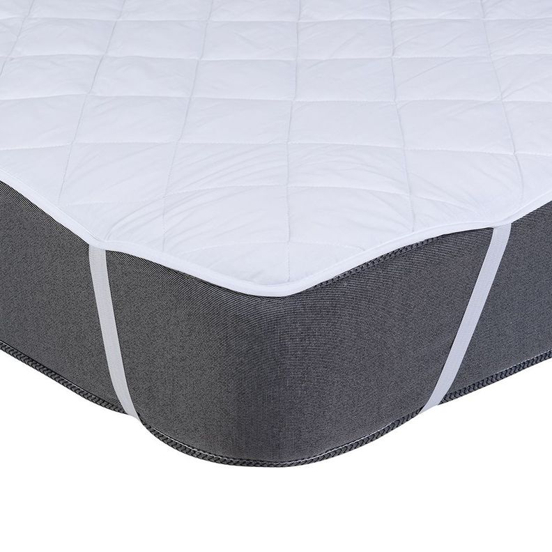 Cubrecolchon Elasticado Linea Hotel 1,5 P Blanco-0