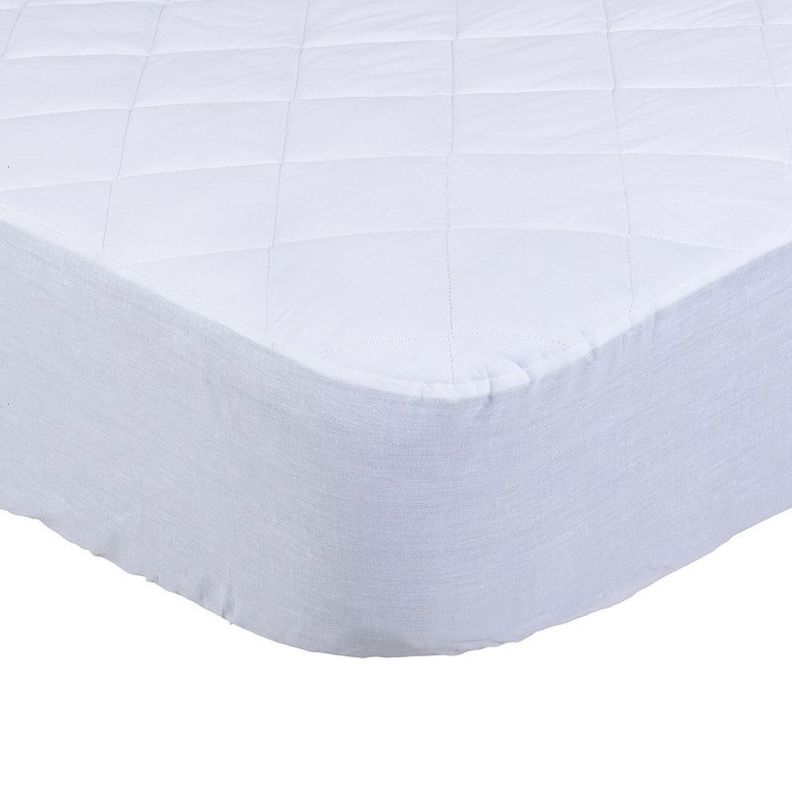 Cubrecolchon Ajustable Linea Hotel 1,5 P Blanco-0