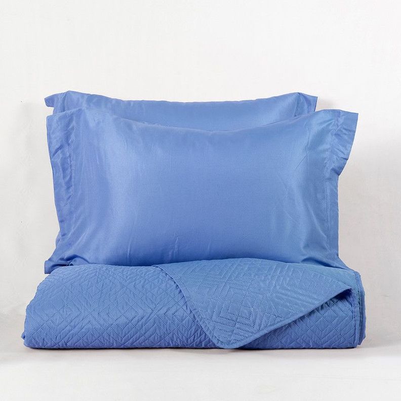 Quilt Cordoba lisa  2 P Azul-3