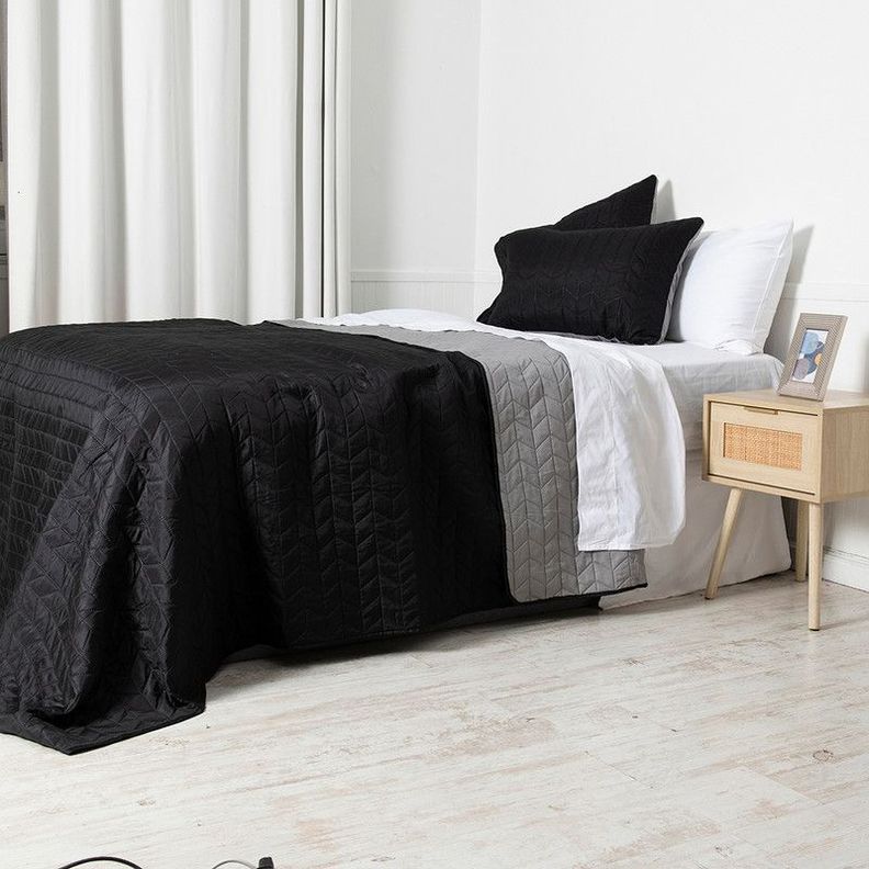 Quilt MF 2 P  Negro - Gris-1