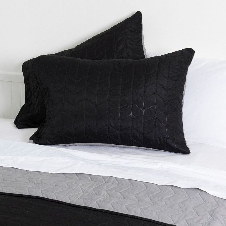 Quilt MF 2 P  Negro - Gris-2