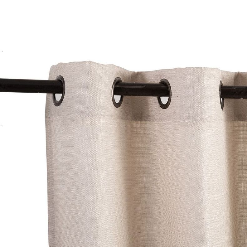 Set Cortina jqd Rustica 8pzas Argolla 140x220 Beig-1
