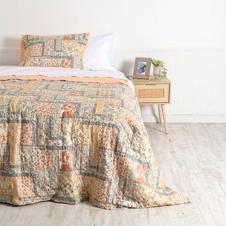 Quilt Cosido estampado patchwork 1.5 P Gales-0