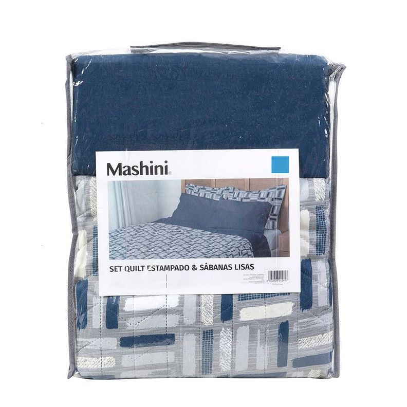 Set Quilt + Sabana Estampada King Yuka-3