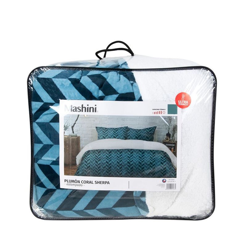 Plumon Coral print Sherpa 2 P Dakota-3
