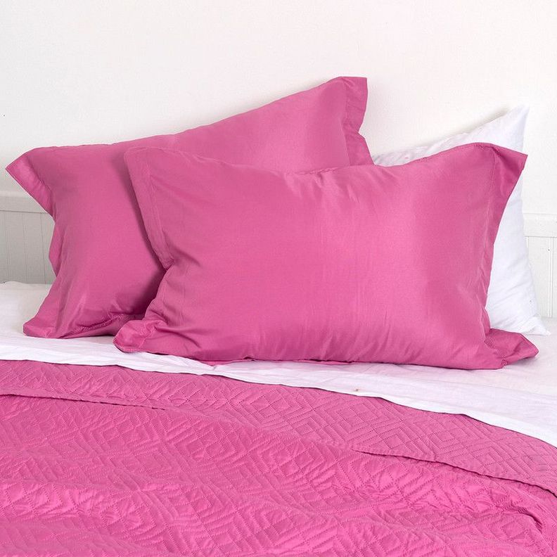 Quilt Cordoba lisa  2 P Fucsia-2