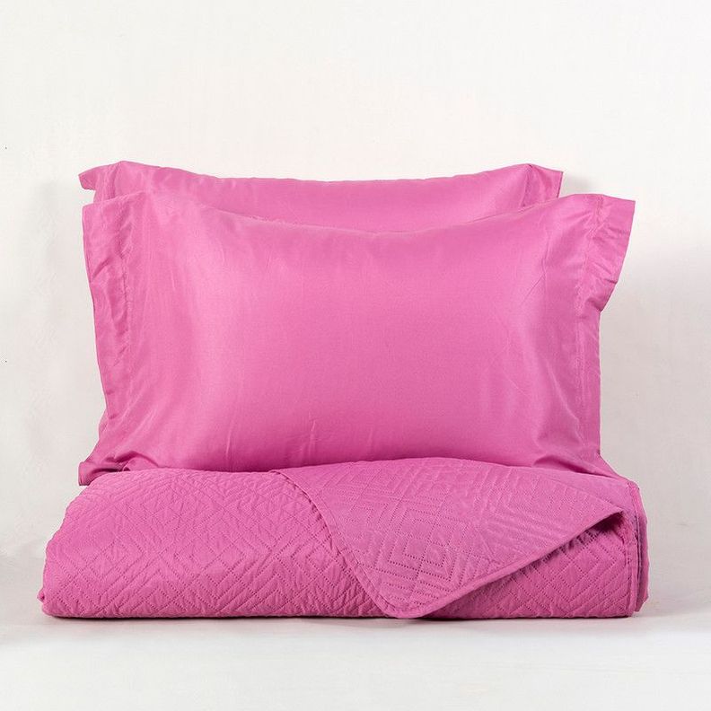 Quilt Cordoba lisa  2 P Fucsia-3