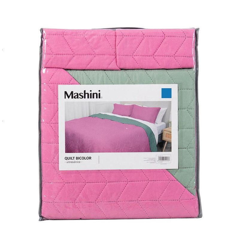 Quilt MF 2 P Rosado - Verde-3