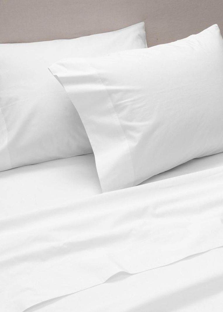 Sabanas 300H Percale King blanco
