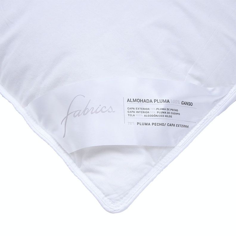 Almohada pluma Ganso 50x70cms Fabrics-1