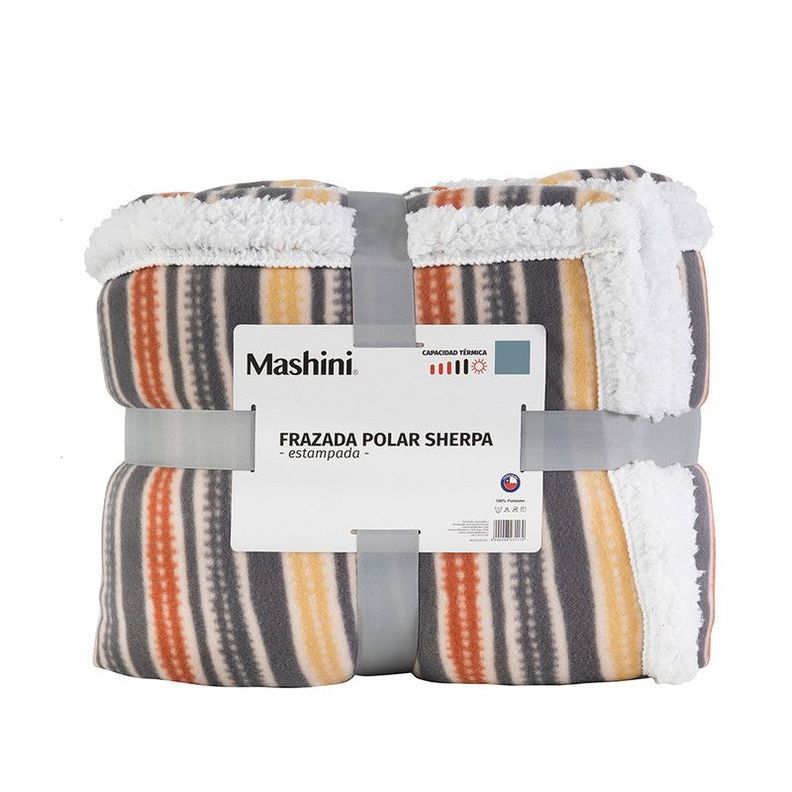 Frazada Polar-Sherpa Est. 2 P Gerbera-2