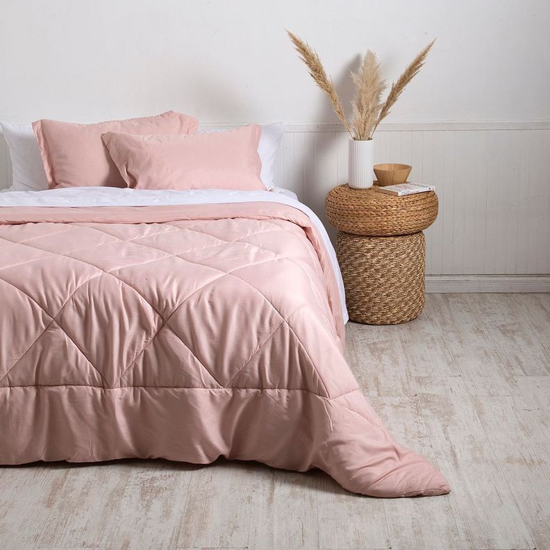Plumón Microfibra 2 P Rosado