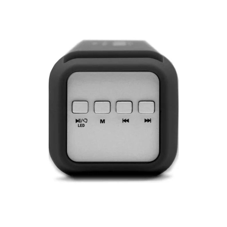 Parlante Bluetooth Portatil Radio FM Multicolor Negro-1