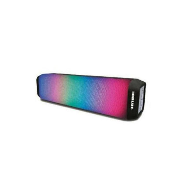 Parlante Bluetooth Portatil Radio FM Multicolor Negro-0