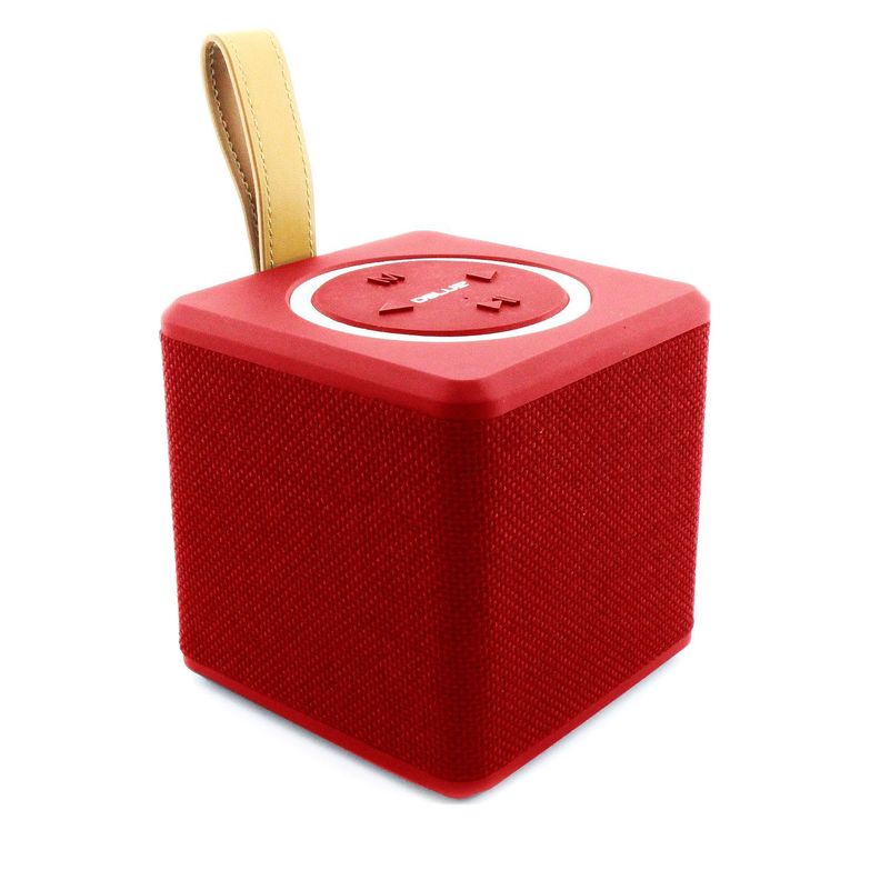Parlante Portátil Inalámbrico Bluetooth 8W Rojo-0