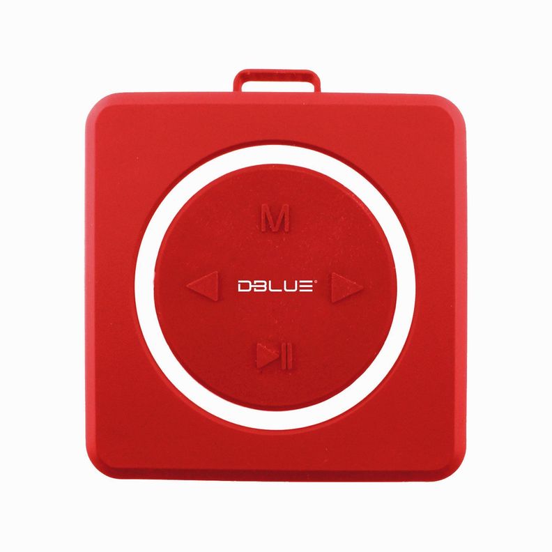 Parlante Portátil Inalámbrico Bluetooth 8W Rojo-1