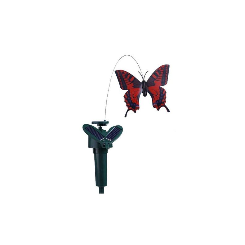 Estaca Para Jardin Mariposa Solar-2