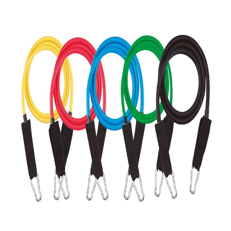 Kit 5 Bandas Elásticas De Resistencia Para Entrenamientos Fitness-4