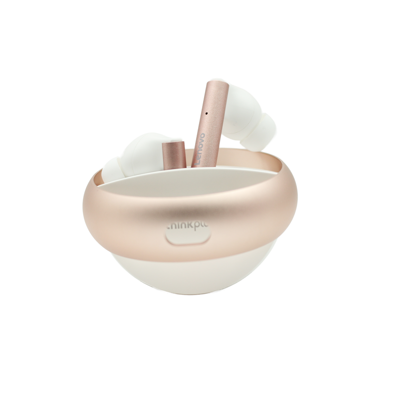 Audifonos TWS Bluetooth LP60 Gold Pink Lenovo-1