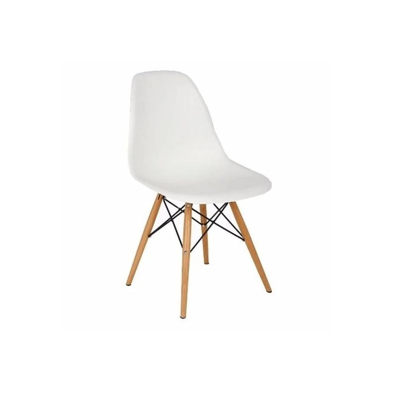 Pack de 4 Sillas Estilo Eames Blanca-0