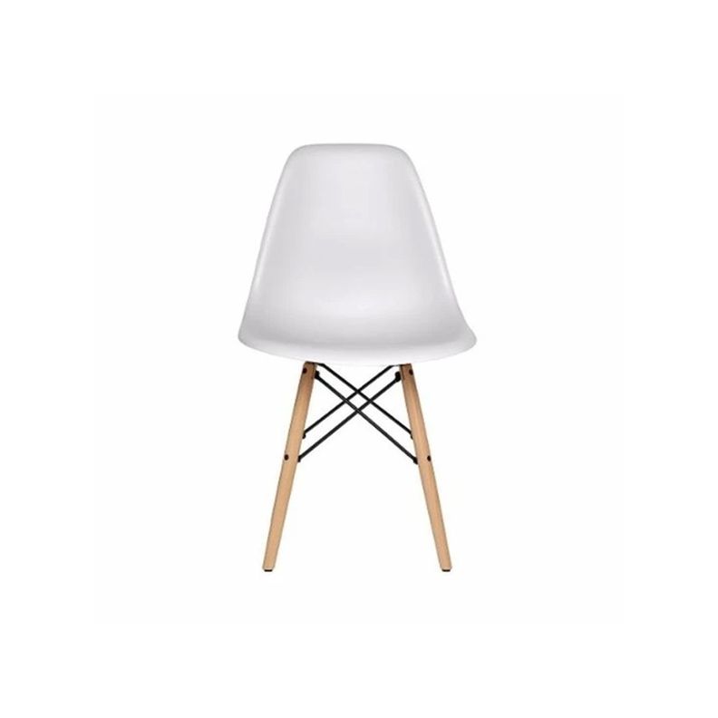 Pack de 4 Sillas Estilo Eames Blanca-1