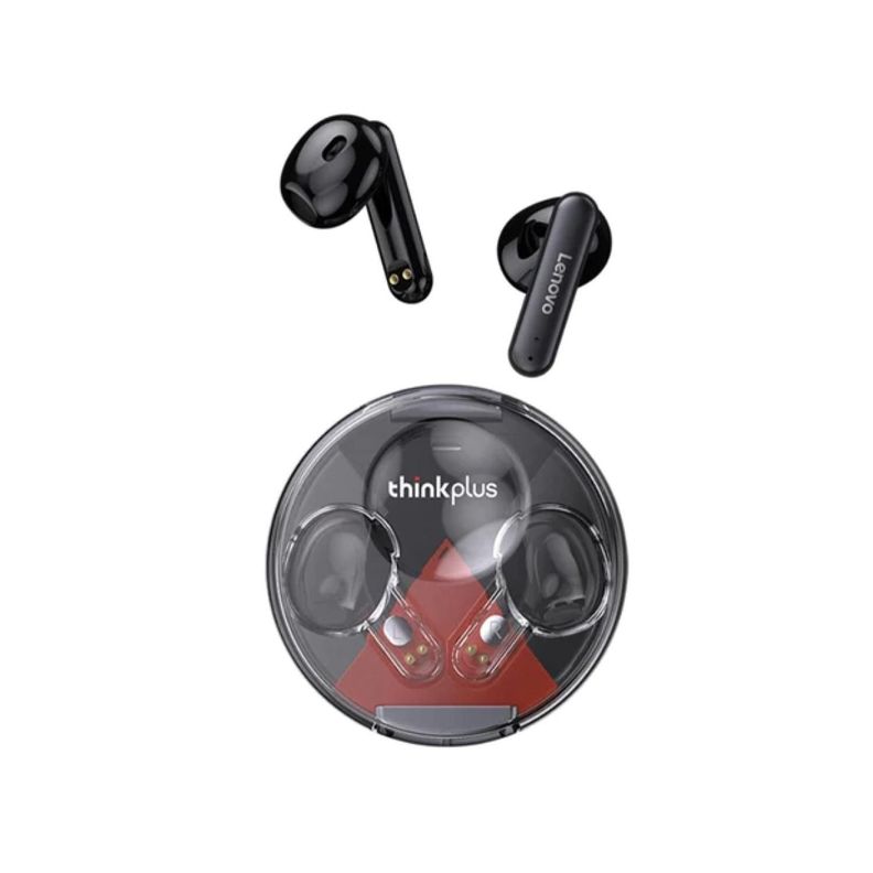 Audifonos Bluethooth Lenovo Lp10 Inalámbricos Manos Libres Negro-0