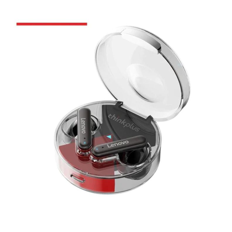 Audifonos Bluethooth Lenovo Lp10 Inalámbricos Manos Libres Negro-1