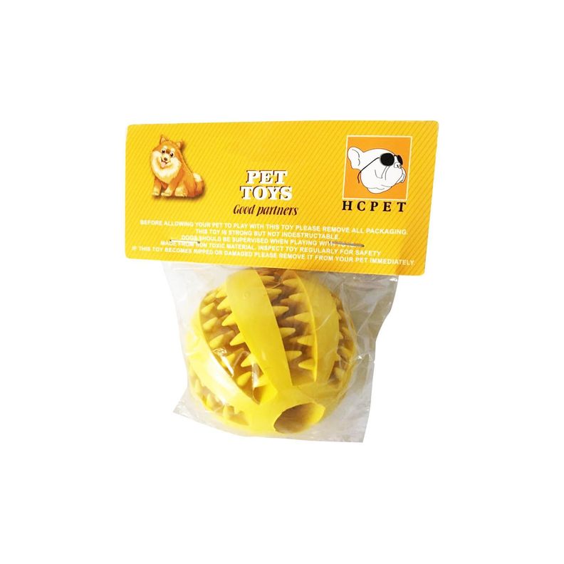 Pelota Para Mascota Juguete de Limpieza De Dientes -2