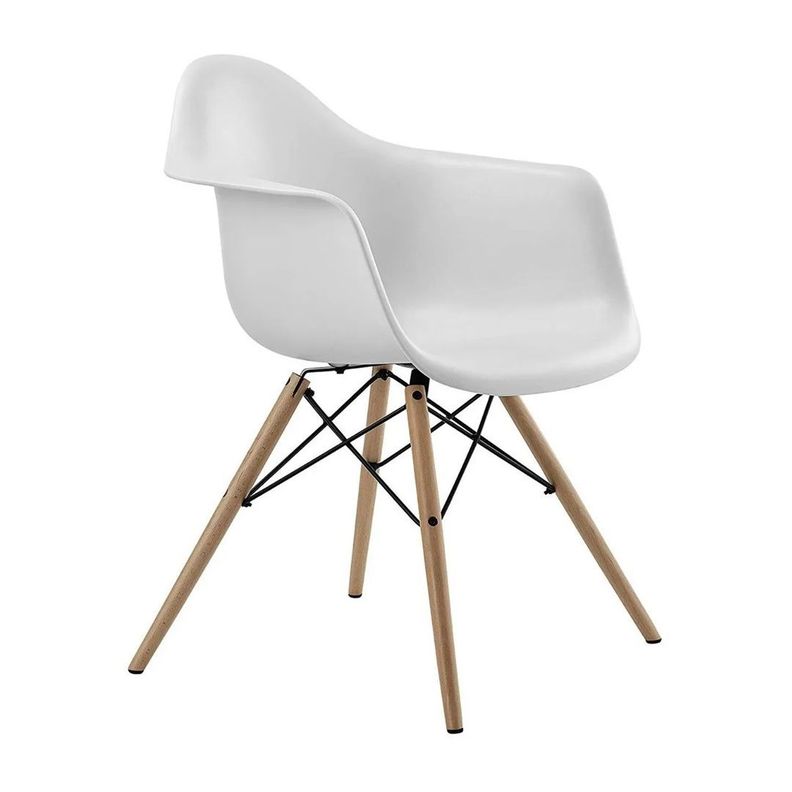 Pack 4 Sillas Butaca Estilo Eames Blancas-0