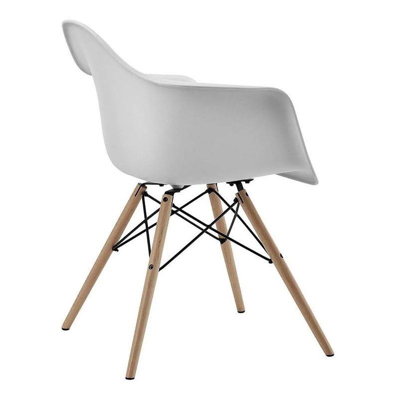 Pack 4 Sillas Butaca Estilo Eames Blancas-2