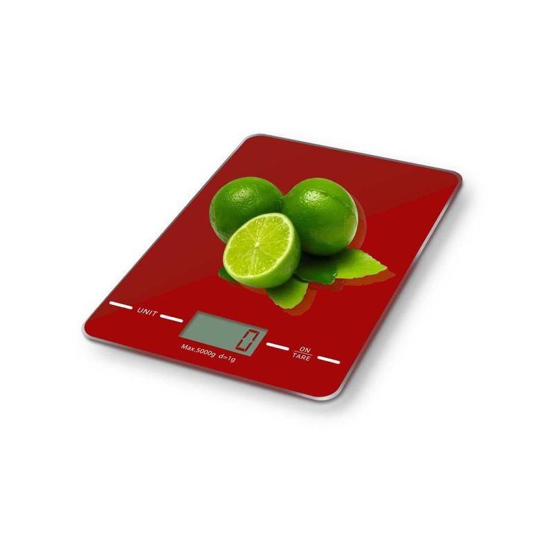 Pesa Balanza de Cocina Digital 5kg Roja Dblue-1