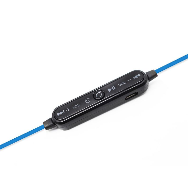 Audífono Deportivo Bluetooth Manos Libres Carga USB Azul Audiopro-2