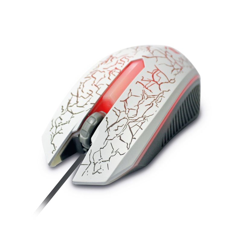 Mouse Gamer Optico Ergonomico 1000 DPI Retroiluminado Reptilex-3