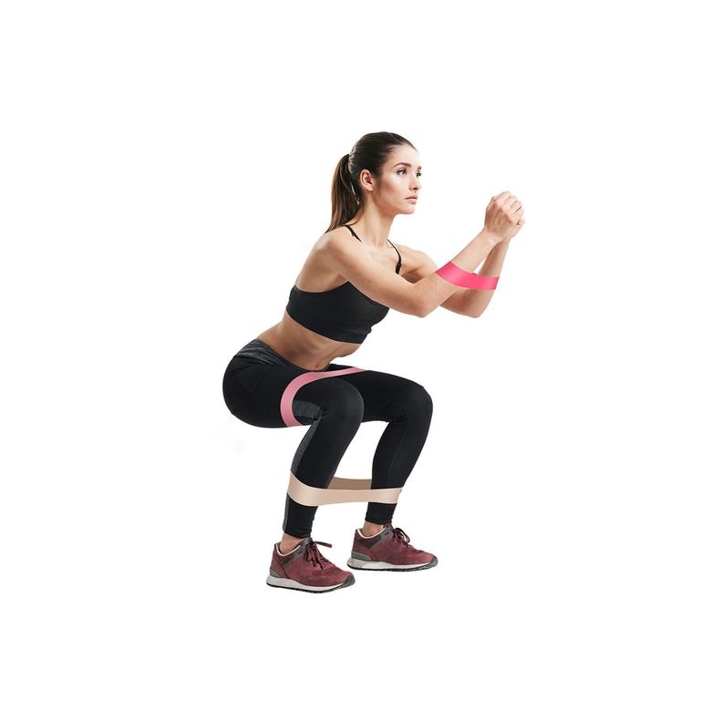 Pack 5 Bandas Elasticas Para Entrenamiento Fitness -1