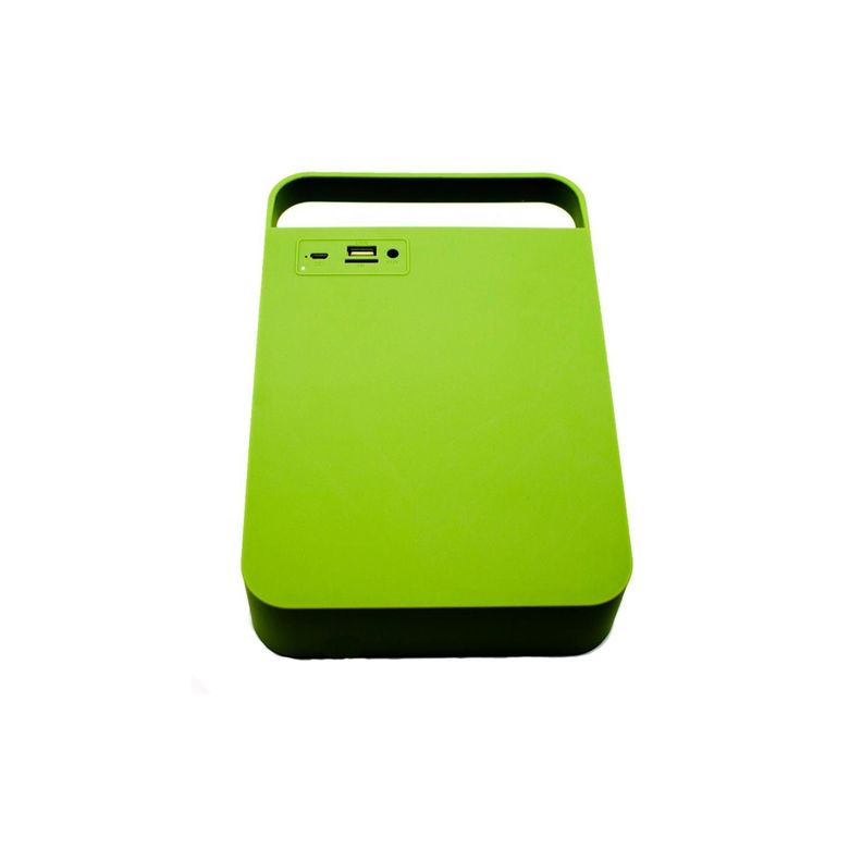 Parlante Portatil Bluetooth USB Micro Sd 15W RMS Verde Dblue-3