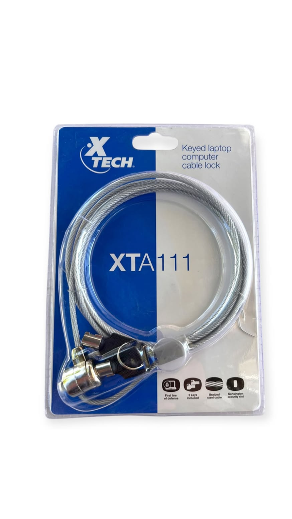 candado para laptop Gris