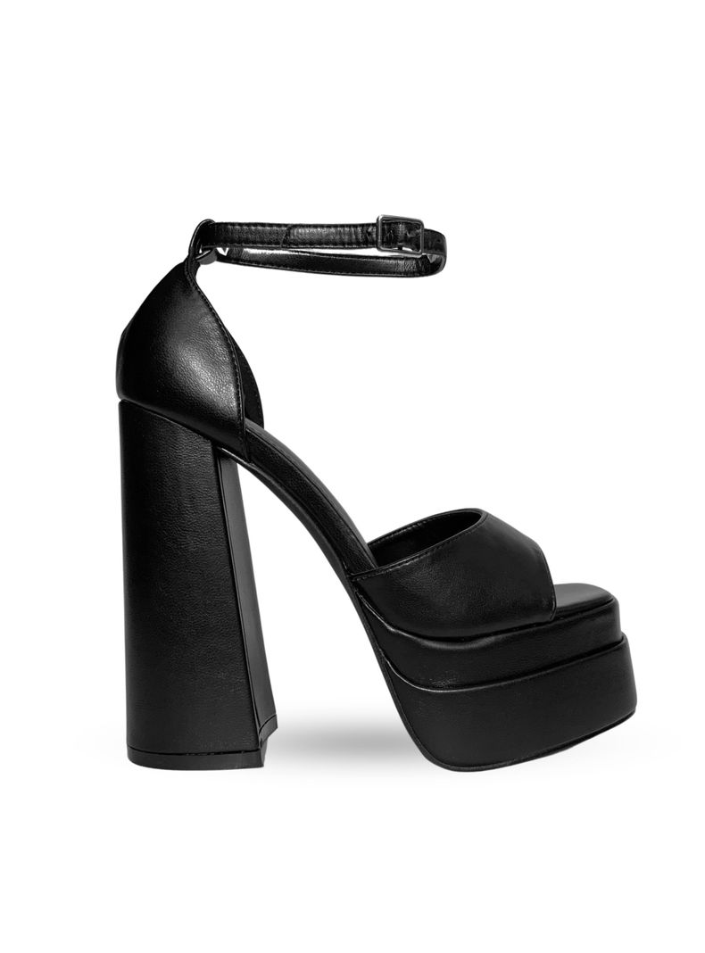 Sandalia Taco Alto Cloe Negro Bella Moda-0