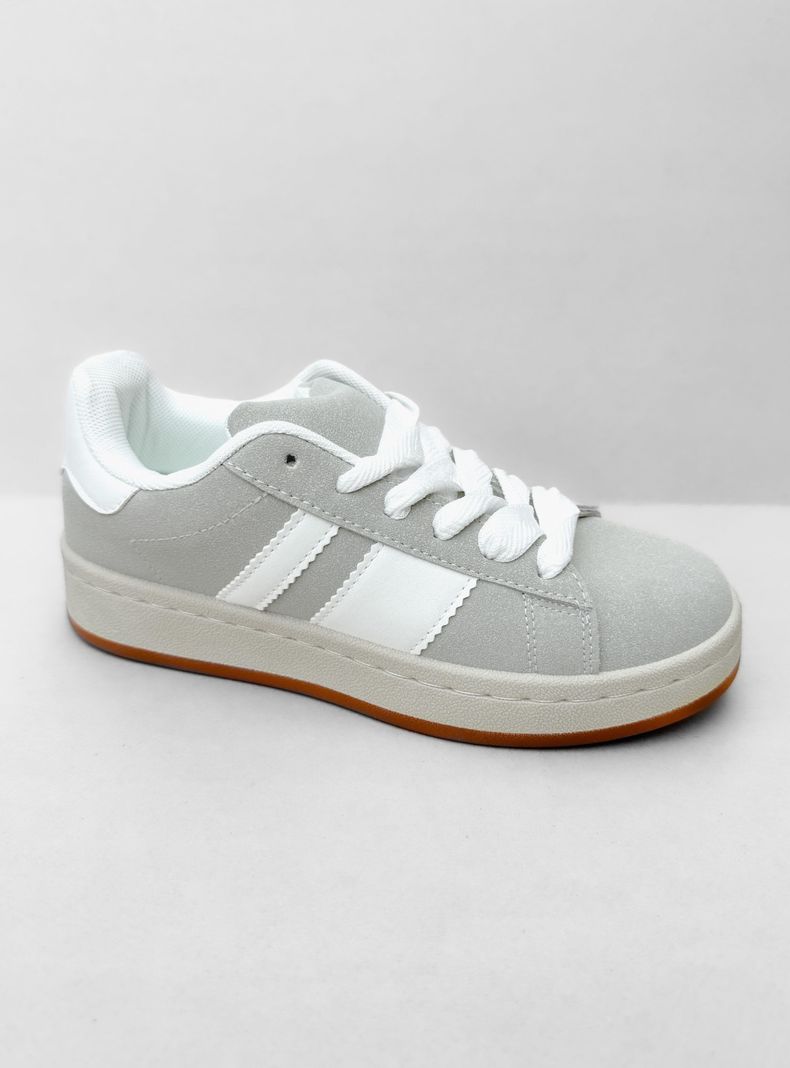 ZAPATILLA MUJER BADIA GRIS BELLA MODA-2