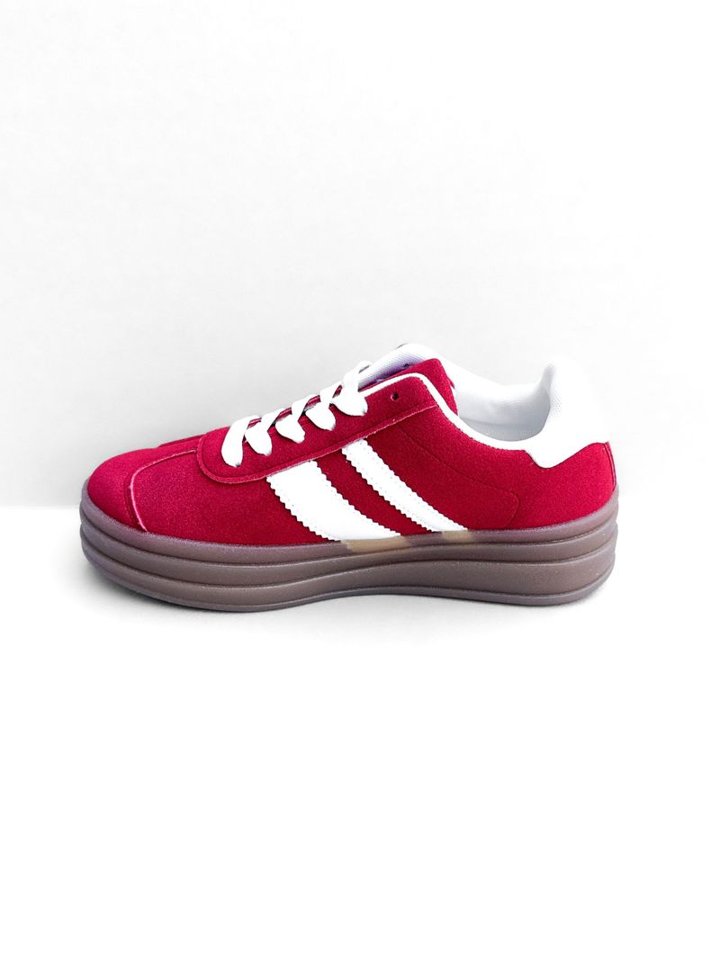 ZAPATILLA MUJER BECCA ROJO BELLA MODA-1