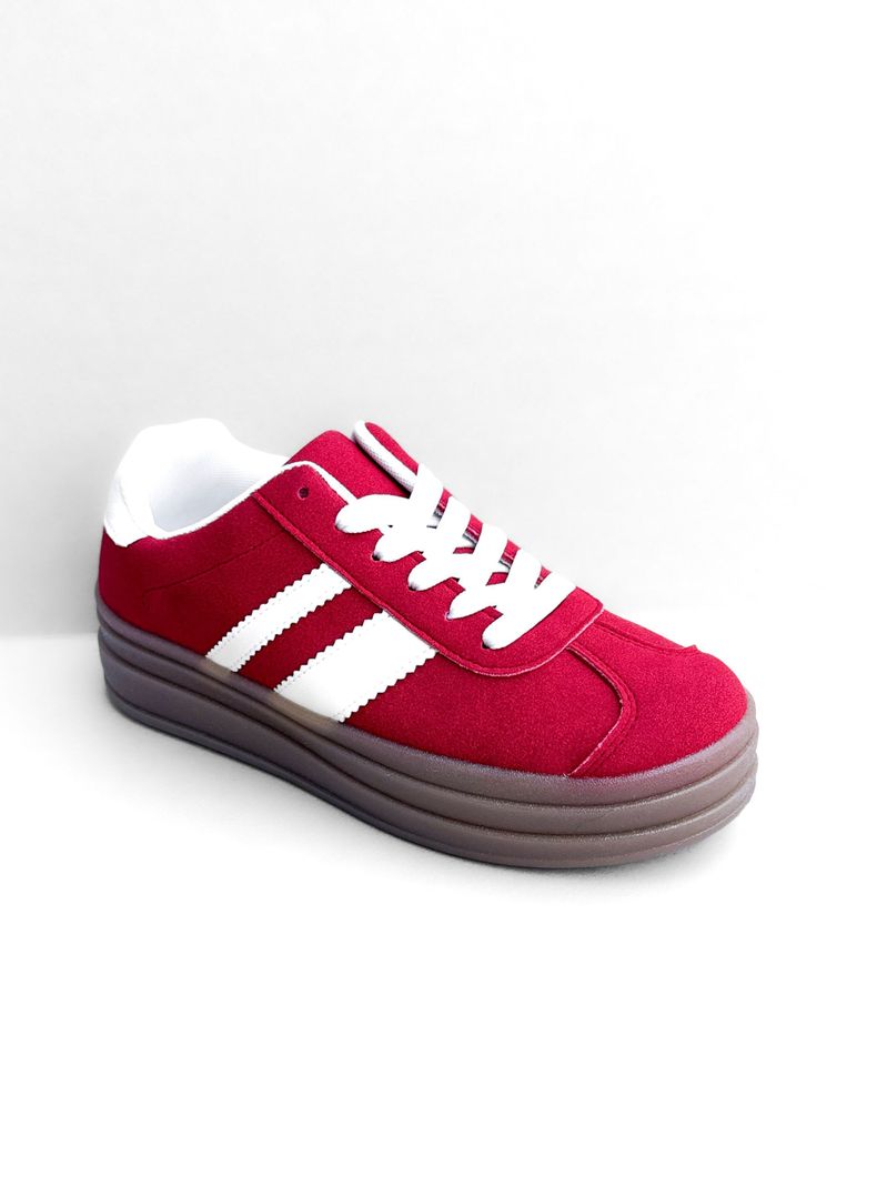 ZAPATILLA MUJER BECCA ROJO BELLA MODA-2