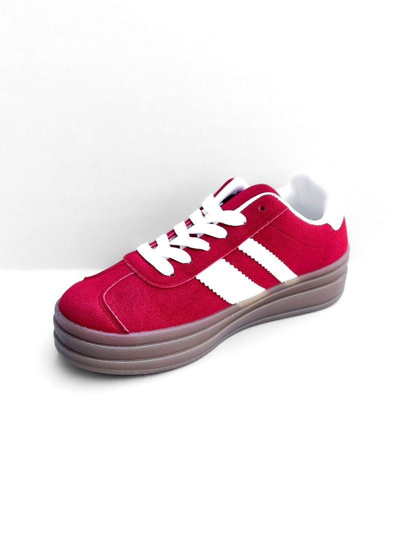 ZAPATILLA MUJER BECCA ROJO BELLA MODA-3